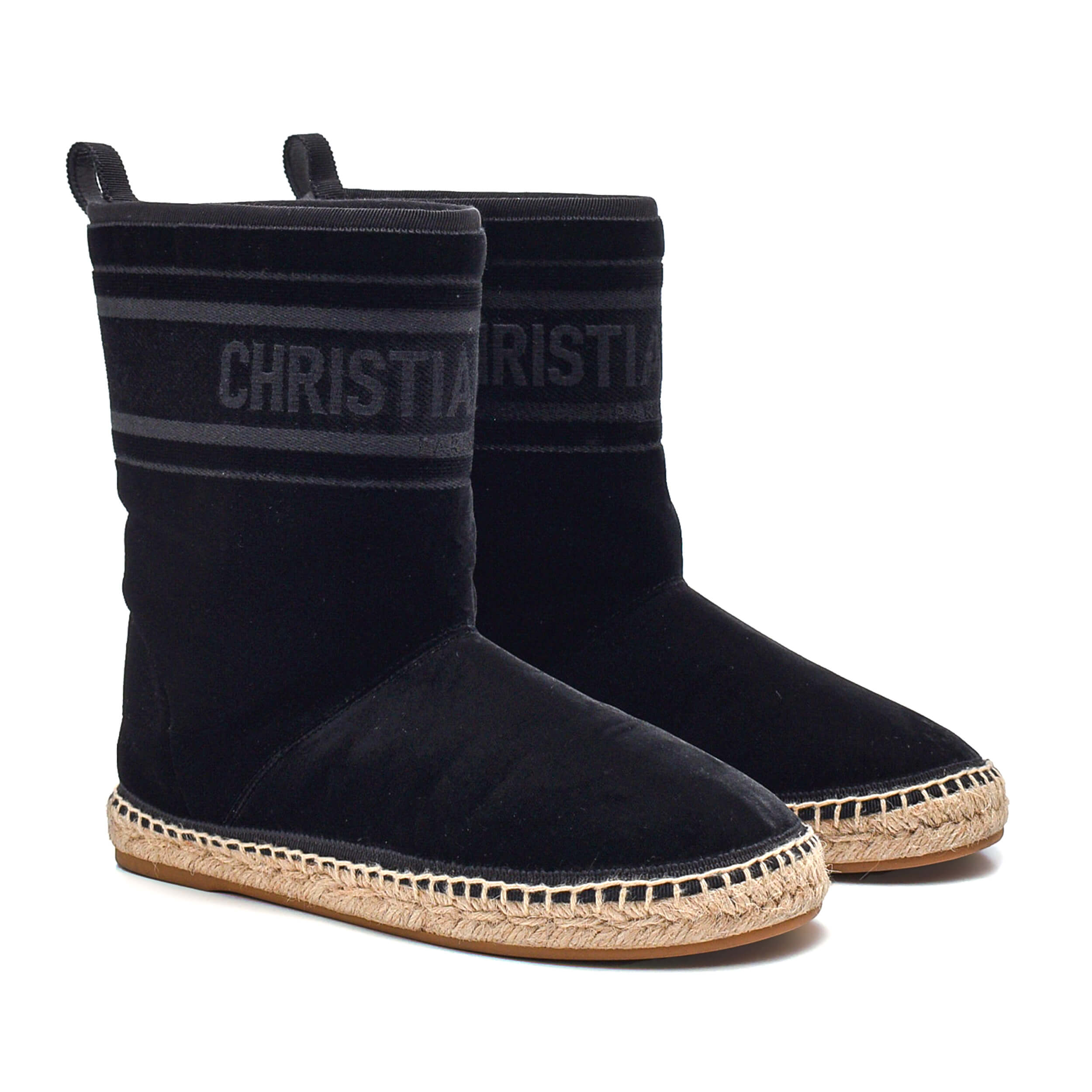 Christian Dior - Black Velvet  Chez Moi Boots